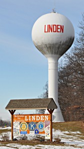Wasserturm in Linden Michigan