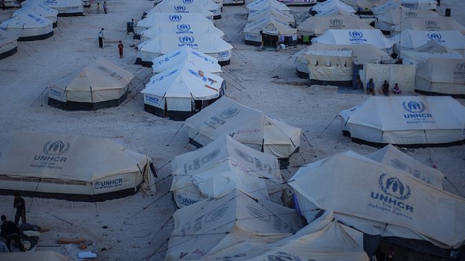 Zelte im Flüchtlingscamp des UNHCR