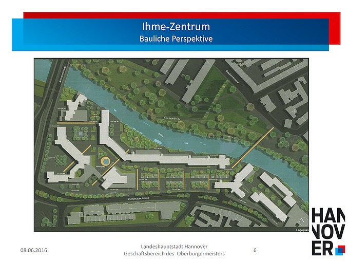 Bauliche Perspektive Ihme-Zentrum