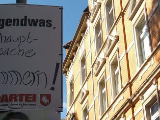 Plakat zur Kommunalwahl Niedersachsen 2016: Hauptsache Limmern