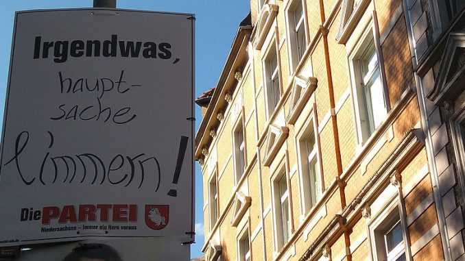 Plakat zur Kommunalwahl Niedersachsen 2016: Hauptsache Limmern