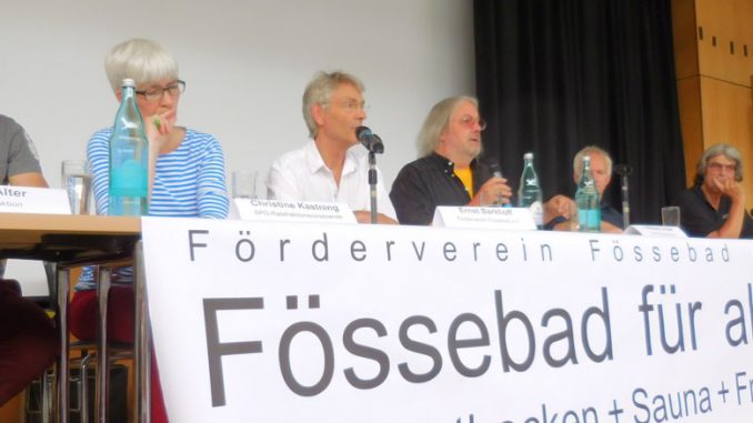 Podium FösseFREIbad Einwohnerversammlung 2017-06-10