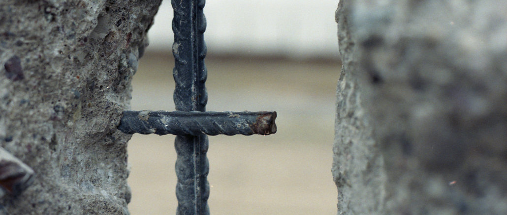 Berliner Mauer, Stahlbeton