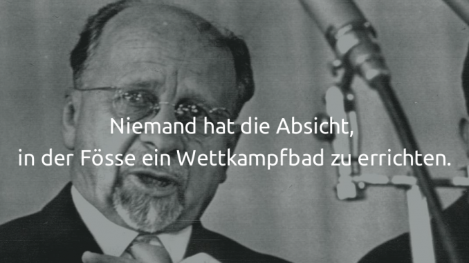 Walter Ulbricht: Niemand hat die Absicht...